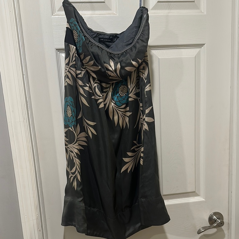 Floral Cowl Neck Dress